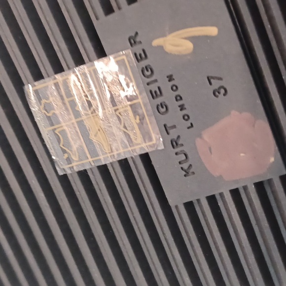 Kurt Geiger London Mayfair Crystal Embellished Eagle Head Buckle Mules Black - Picture 11 of 11